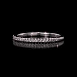 Round Cut Cubic Zirconia in 925 Sterling Silver Wedding Bands 11