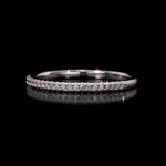 Round Cut Cubic Zirconia in 925 Sterling Silver Wedding Bands 7