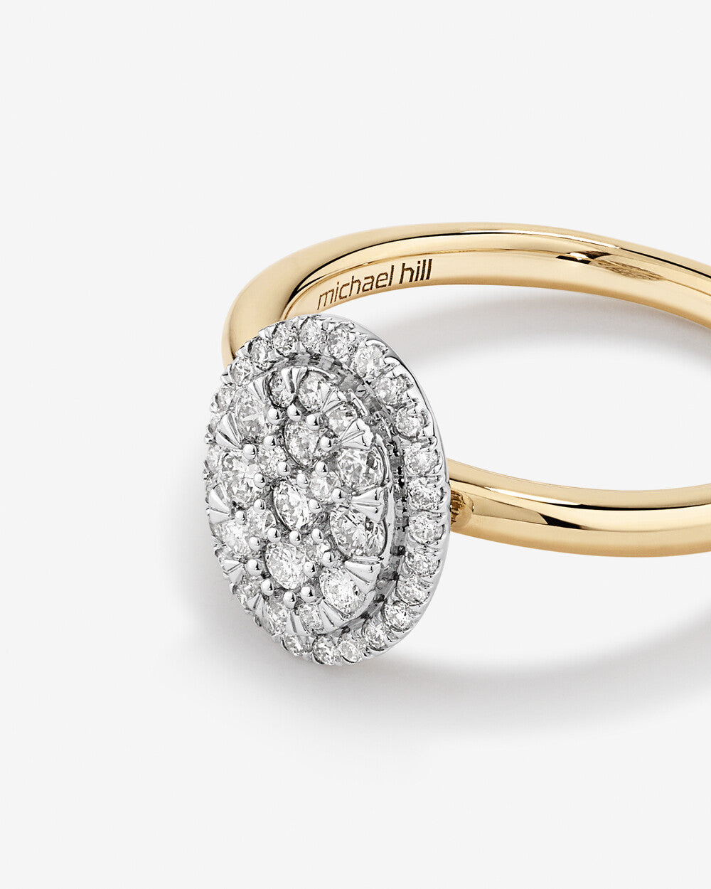 Stunning 0.5 CT Oval Moissanite Engagement Ring in Halo Design 5