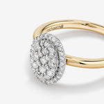 Stunning 0.5 CT Oval Moissanite Engagement Ring in Halo Design 5