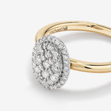 Stunning 0.5 CT Oval Moissanite Engagement Ring in Halo Design 5