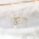 Stunning 1.98 CT Oval Moissanite Engagement Ring with Solitaire Design 1
