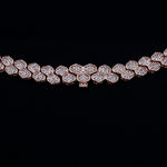45 CT Round Moissanite Diamond Pave Silver Necklace For Him 4