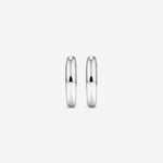 Round Cut Cubic Zirconia in 925 Sterling Silver Earrings 2