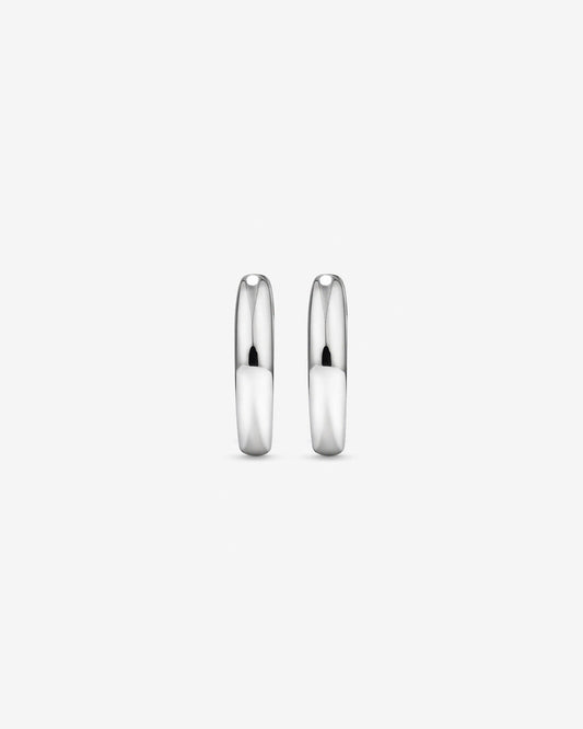 Round Cut Cubic Zirconia in 925 Sterling Silver Earrings 2