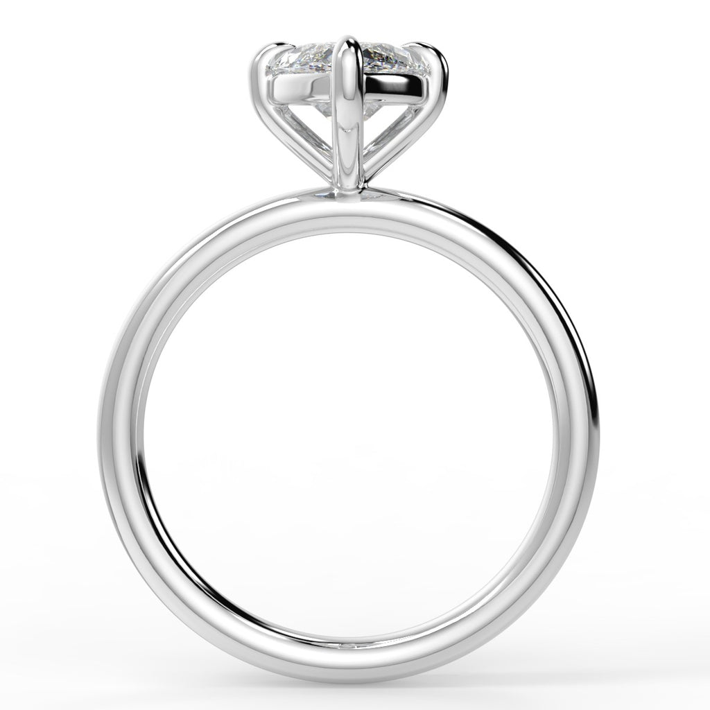 Stunning 1.05 CT Marquise Moissanite Engagement Ring with Solitaire Design 6