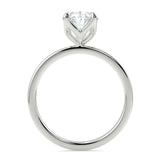 Stunning 2.11 CT Oval Moissanite Engagement Ring with Solitaire Design 6