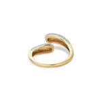 Stunning 0.52 TCW Round Moissanite Stones Open Band Wedding Band 5