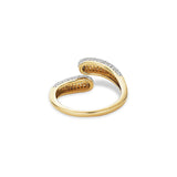 Stunning 0.52 TCW Round Moissanite Stones Open Band Wedding Band 5