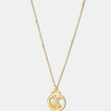 Round Cut Cubic Zirconia in 925 Sterling Silver Necklace 1