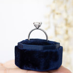 Stunning 2 CT Emerald Moissanite Engagement Ring with Hidden Halo Design 11