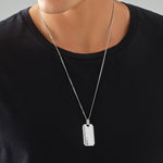 Round Cut Cubic Zirconia in 925 Sterling Silver Necklace 2