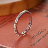 Stunning 1.4 CT Baguette Full Eternity Moissanite Stones Wedding Bands 3