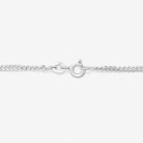 Round Cut Cubic Zirconia in 925 Sterling Silver Necklace 3