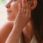 Stunning 0.5 CT Emerald Moissanite Engagement Ring With Solitaire Design 9