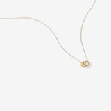 Round Cut Cubic Zirconia in 925 Sterling Silver Necklace 2