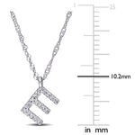 Round Cut Cubic Zirconia in 925 Sterling Silver Necklace 7