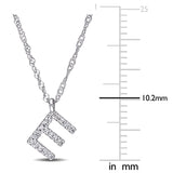 Round Cut Cubic Zirconia in 925 Sterling Silver Necklace 7