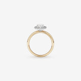Stunning 1.5 CT Oval Moissanite Engagement Ring with Halo Design 2