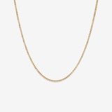 Round Cut Cubic Zirconia in 925 Sterling Silver Necklace 1