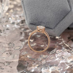 Stunning 3.0 CT Pear Moissanite Engagement Ring with Pave Design 6