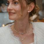 1.0 TCW Marquise Moissanite Diamond Cluster Pendant Necklace in Solid Gold 4