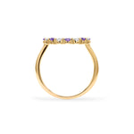 1.92 TCW Round Amethyst Lab Made Diamond- February Birthstone Engagement Ring 4