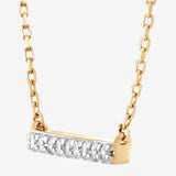 Round Cut Cubic Zirconia in 925 Sterling Silver Necklace 2