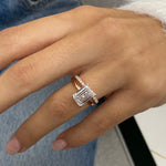 Stunning 3.40 CT Emerald Moissanite Engagement Ring with Solitaire Design 2