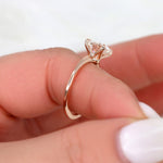 Stunning 2.0 CT Round Moissanite Engagement Ring with Solitaire Design 8