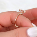 Stunning 2.0 CT Round Moissanite Engagement Ring with Solitaire Design 8