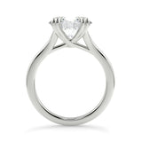 Stunning 2.85 CT East West Oval Moissanite Engagement Ring with Solitaire Design 5