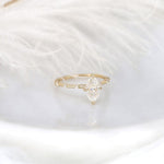 Stunning 1 CT Marquise Moissanite Engagement Ring With Dainty Design 3