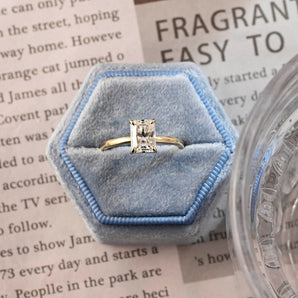 Stunning 2.0 CT Radiant Moissanite Engagement Ring with Solitaire Design