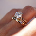 Stunning 0.2 TCW Marquise Moissanite Stones in Full Eternity Wedding Bands 6