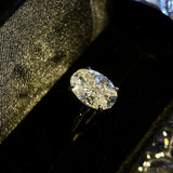 Stunning 4.5 CT Oval Moissanite Engagement Ring with Solitaire Design 4