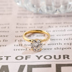 Stunning 2.0 CT Round Moissanite Engagement Ring with Solitaire Design 5
