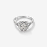 Stunning 0.65 CT Round Moissanite Engagement Ring with Cathedral Design 1