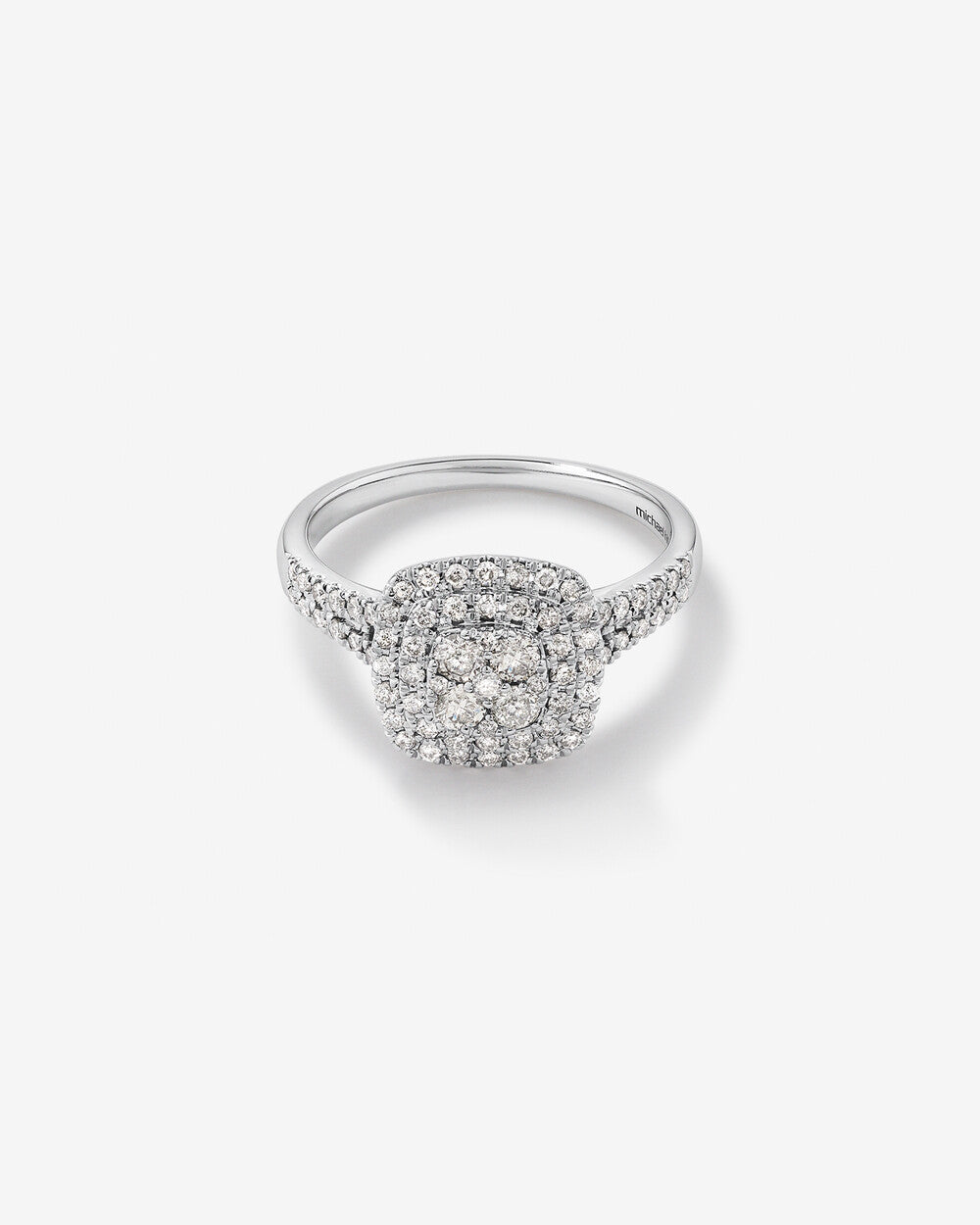 Stunning 0.65 CT Round Moissanite Engagement Ring with Cathedral Design 1