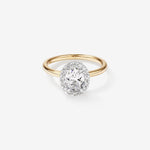 Stunning 1.5 CT Oval Moissanite Engagement Ring with Halo Design 1