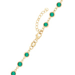 9.36 TCW Round Emerald Lab Made Diamond- May Birthstone Necklace 5