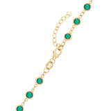 9.36 TCW Round Emerald Lab Made Diamond- May Birthstone Necklace 5