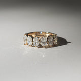Stunning 0.4 TCW Oval Moissanite Stones Half Eternity Wedding Band 1