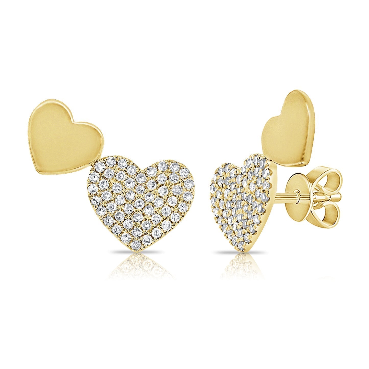 Round Cut Cubic Zirconia in 925 Sterling Silver Earrings 6