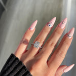 Stunning 3.0 CT Emerald Cut Moissanite Engagement Ring with Hidden Halo &Pave Design 1