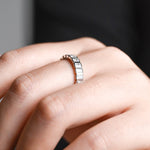 Stunning 0.5 TCW Radiant Moissanite Stones Full Eternity Wedding Band 2