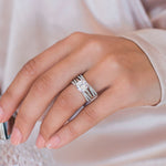 Round Cut Solitaire Style Cubic Zirconia in 925 Sterling Silver Ring 2