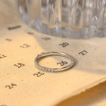 0.3 TCW Round Moissanite Bridal Wedding Band With Half Eternity Stacking 4
