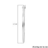 Round Cut Cubic Zirconia in 925 Sterling Silver Earrings 6