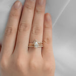 Stunning 1 CT Pear Moissanite Engagement Ring With Solitaire Design 10